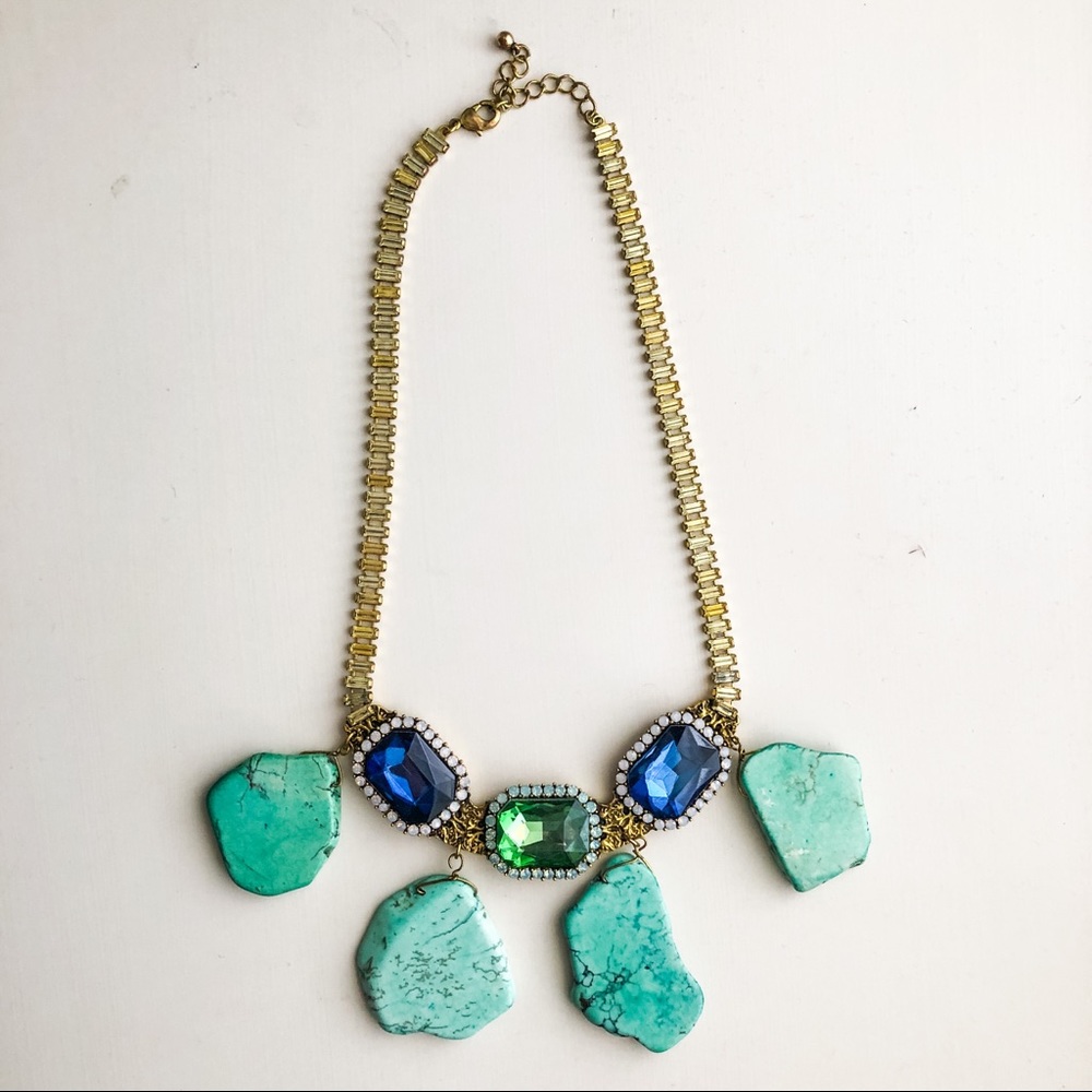 Anthropologie Cadron Creek Bib Necklace- NWOT